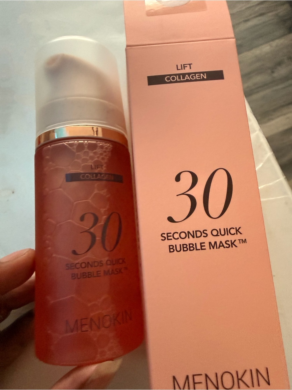 Lift Collagen 30 Seconds Quick Bubble Mask - Pink
